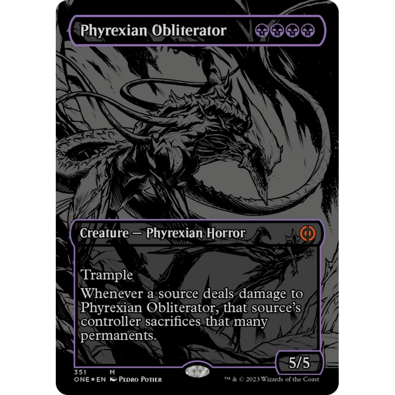 Phyrexian Obliterator (Oil Slick Raised Foil) [Phyrexia: All Will Be One]