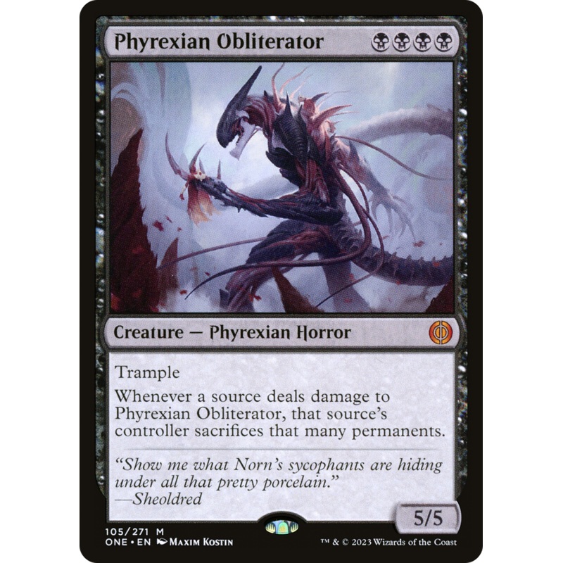 Phyrexian Obliterator [Phyrexia: All Will Be One]
