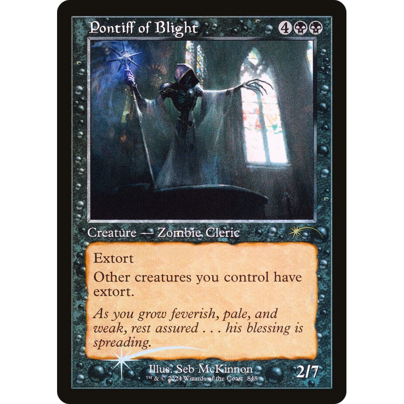 Pontiff of Blight (Retro Frame) [Secret Lair Drop Series]
