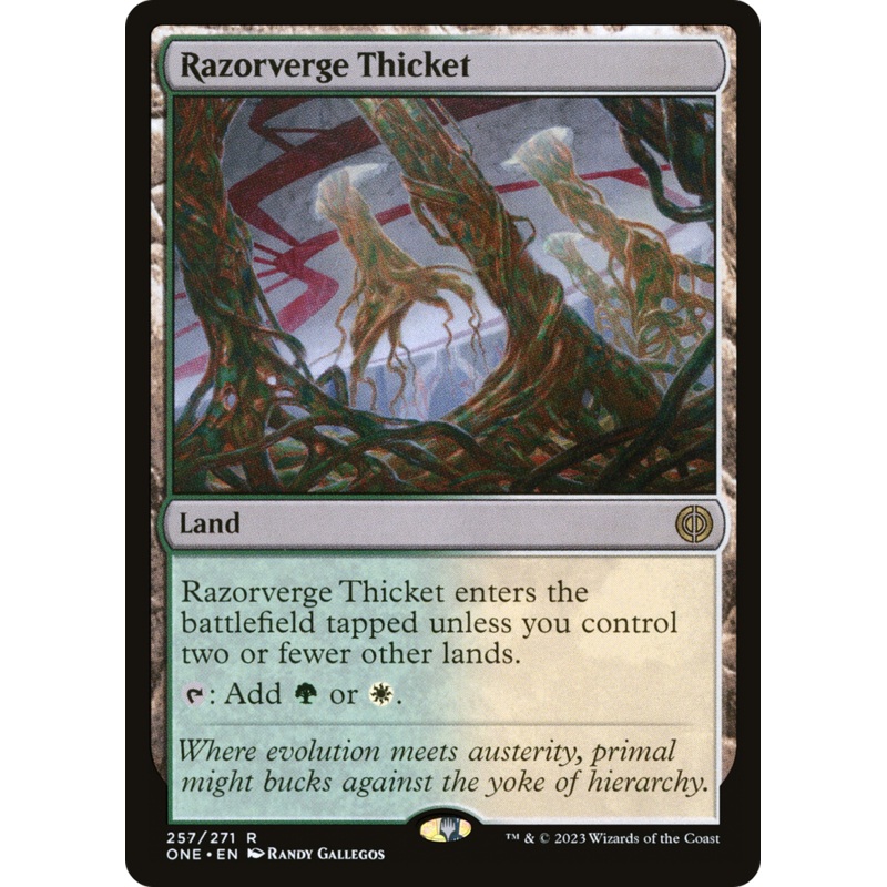 Razorverge Thicket [Phyrexia: All Will Be One]