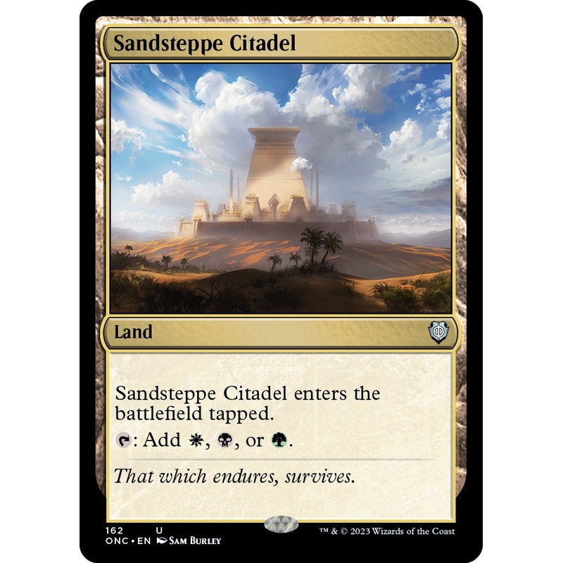 Sandsteppe Citadel [Phyrexia: All Will Be One Commander]