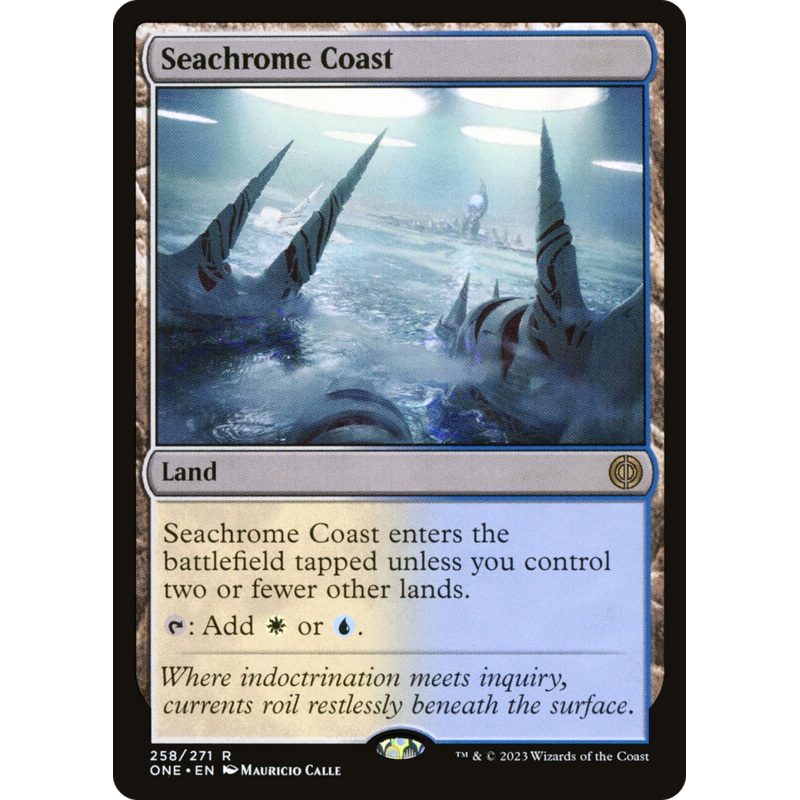 Seachrome Coast [Phyrexia: All Will Be One]