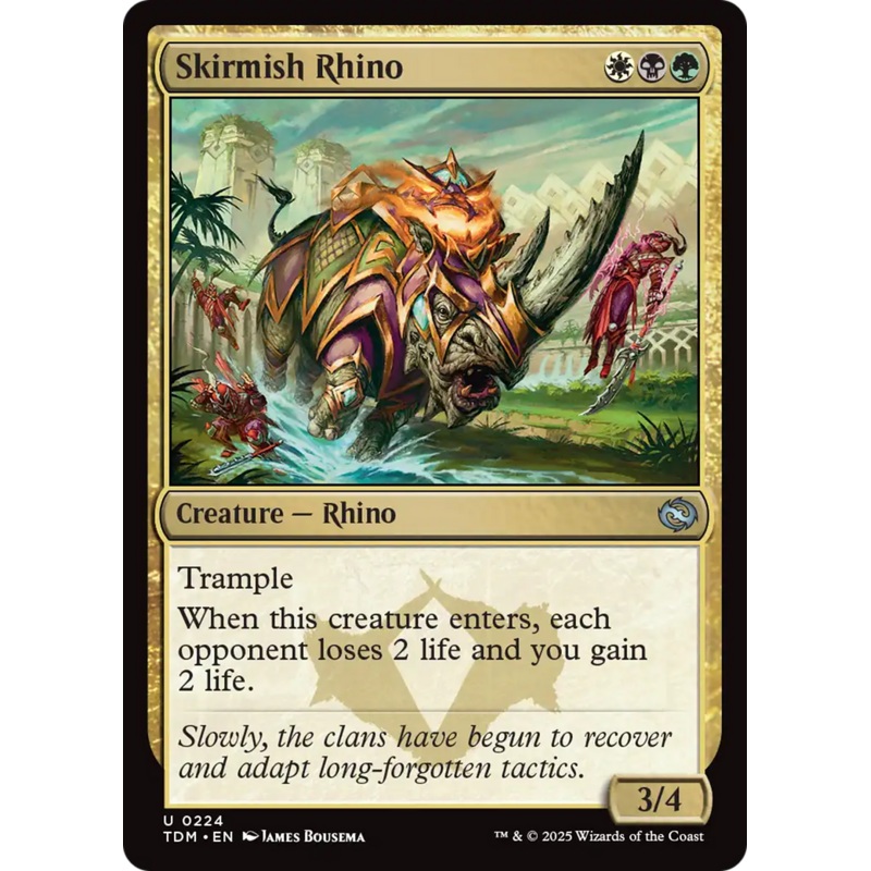 Skirmish Rhino (224) [Tarkir: Dragonstorm]