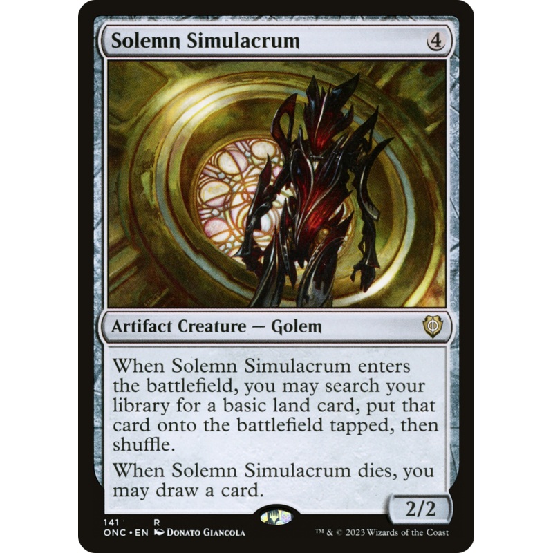 Solemn Simulacrum [Phyrexia: All Will Be One Commander]