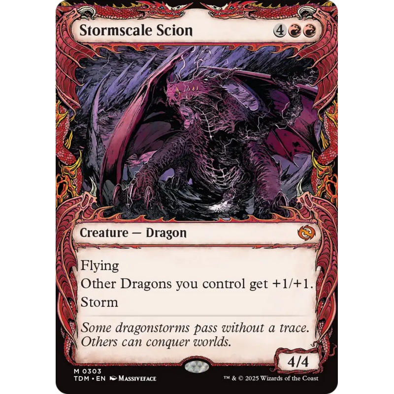 Stormscale Scion (Showcase) [Tarkir: Dragonstorm]