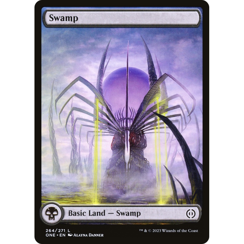 Swamp (264) (Full-Art) [Phyrexia: All Will Be One]