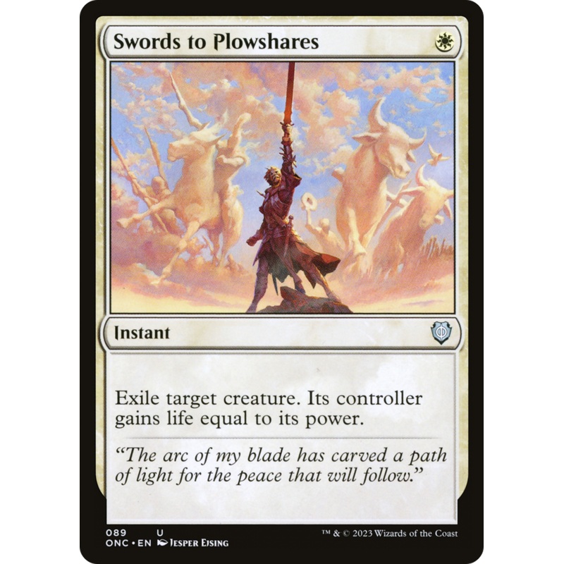 Swords to Plowshares [Phyrexia: All Will Be One Commander]