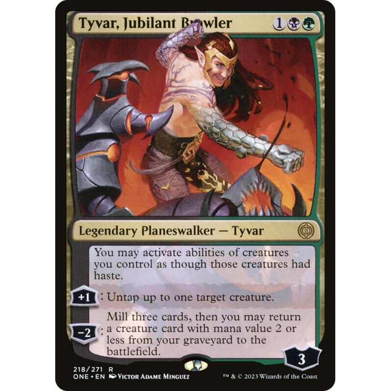 Tyvar, Jubilant Brawler [Phyrexia: All Will Be One]