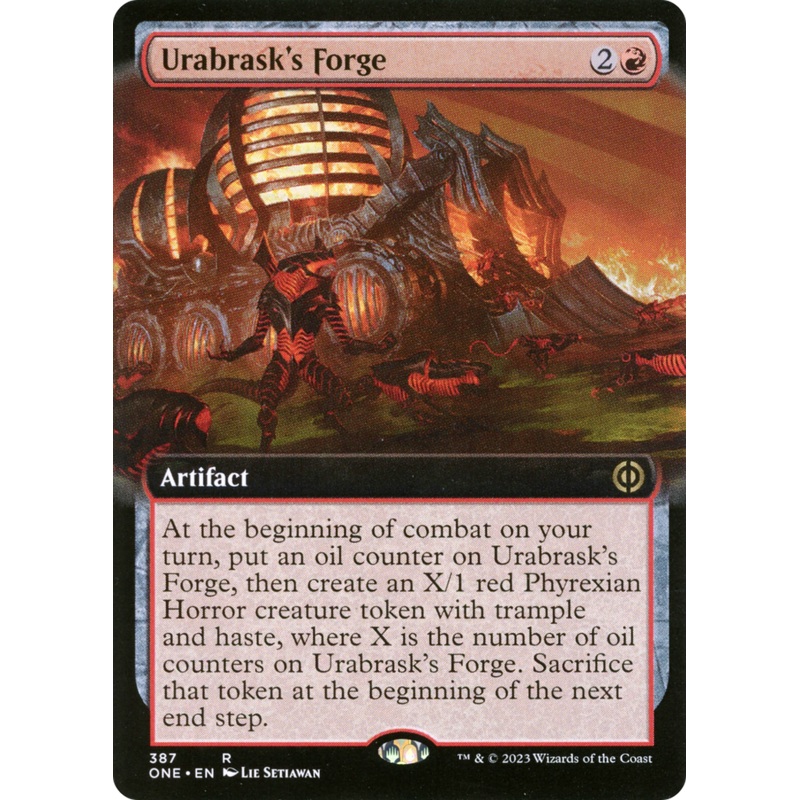 Urabrask's Forge (Extended Art) [Phyrexia: All Will Be One]