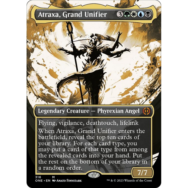 Atraxa, Grand Unifier (Borderless Ichor) [Phyrexia: All Will Be One]