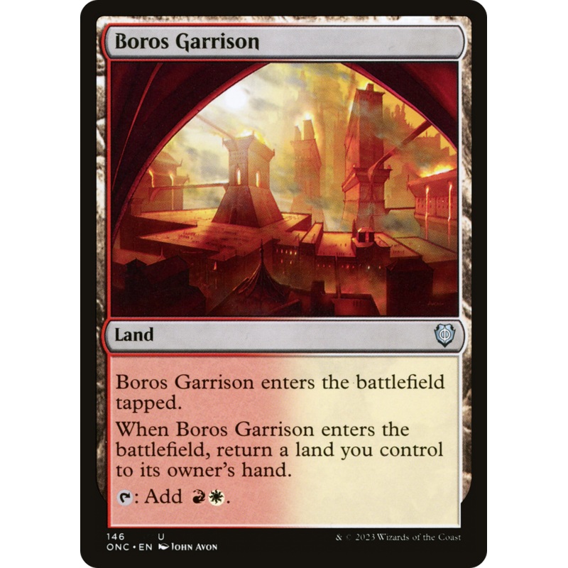 Boros Garrison [Phyrexia: All Will Be One Commander]