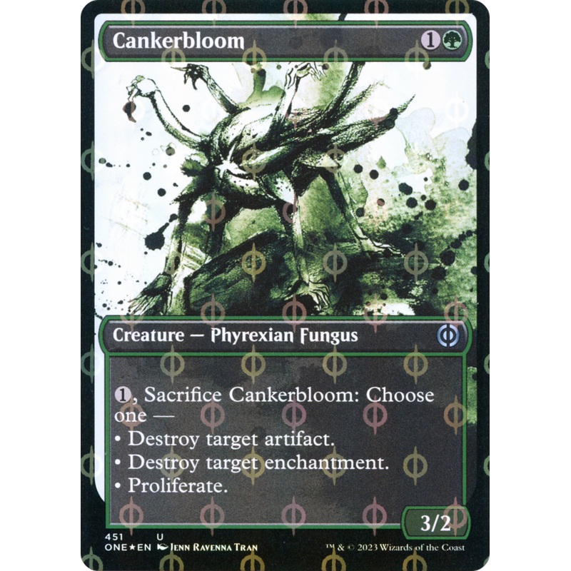 Cankerbloom (Showcase Ichor Step-and-Compleat Foil) [Phyrexia: All Will Be One]