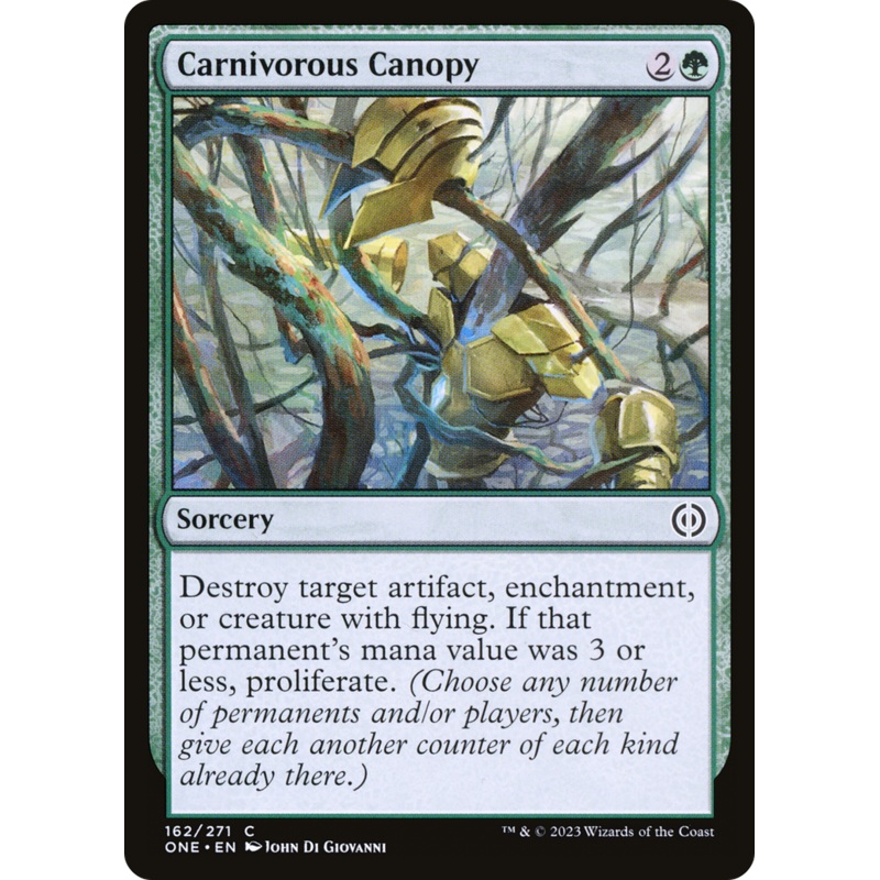 Carnivorous Canopy [Phyrexia: All Will Be One]