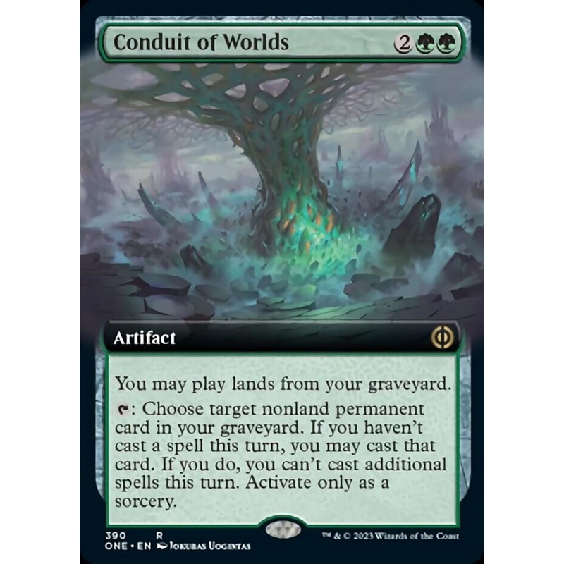 Conduit of Worlds (Extended Art) [Phyrexia: All Will Be One]