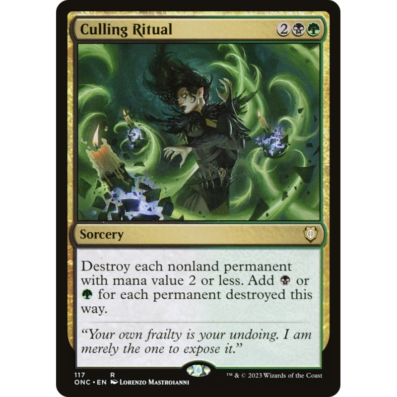 Culling Ritual [Phyrexia: All Will Be One Commander]