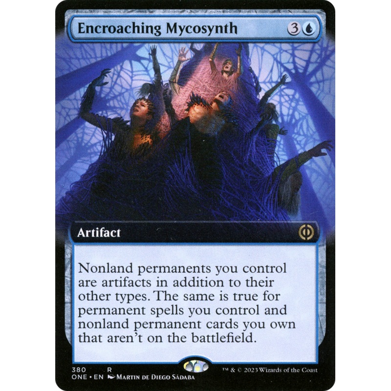 Encroaching Mycosynth (Extended Art) [Phyrexia: All Will Be One]