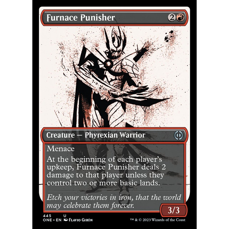 Furnace Punisher (Showcase Ichor Step-and-Compleat Foil) [Phyrexia: All Will Be One]