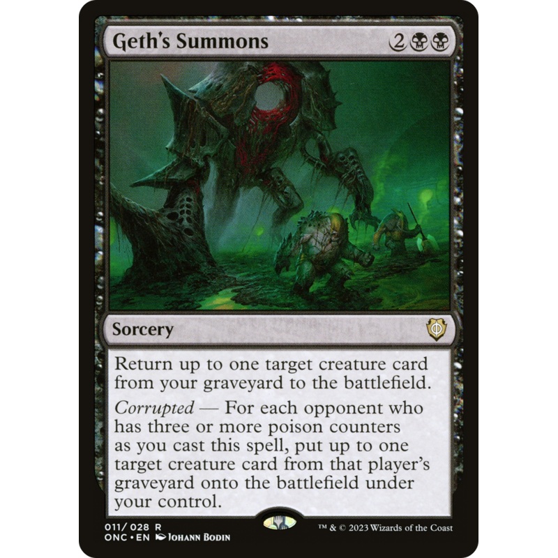 Geth's Summons [Phyrexia: All Will Be One Commander]