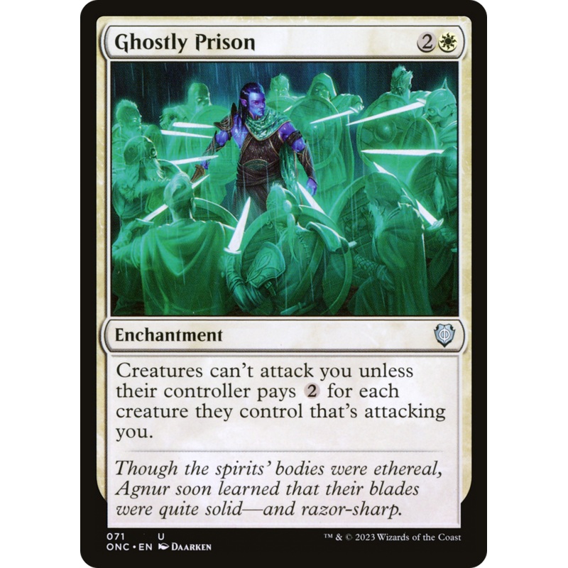Ghostly Prison [Phyrexia: All Will Be One Commander]