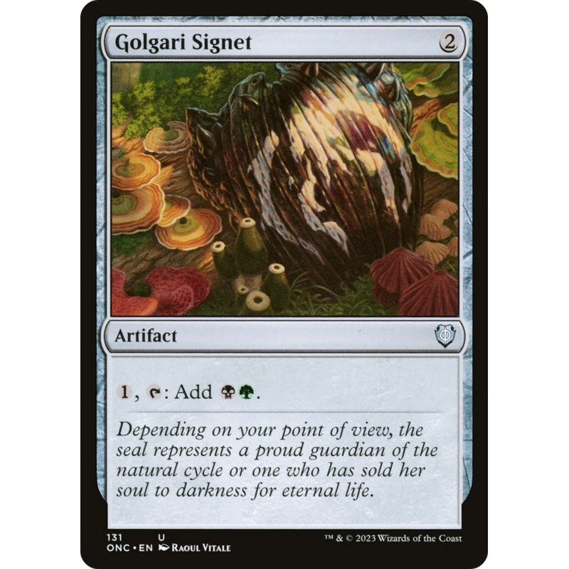 Golgari Signet [Phyrexia: All Will Be One Commander]