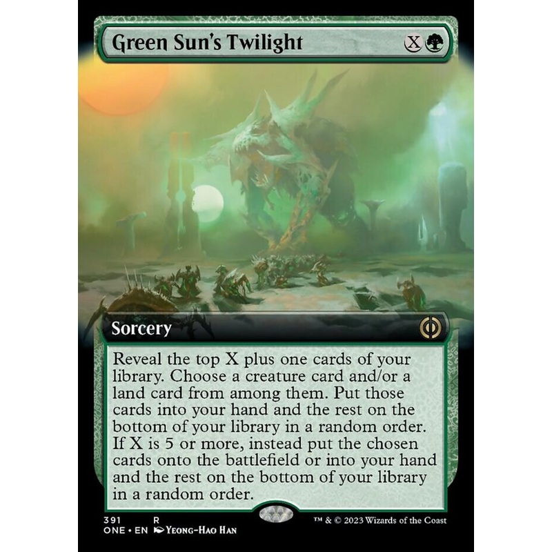 Green Sun's Twilight (Extended Art) [Phyrexia: All Will Be One]