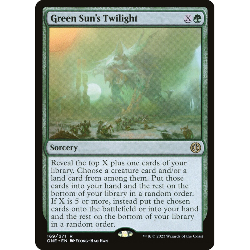 Green Sun's Twilight [Phyrexia: All Will Be One]