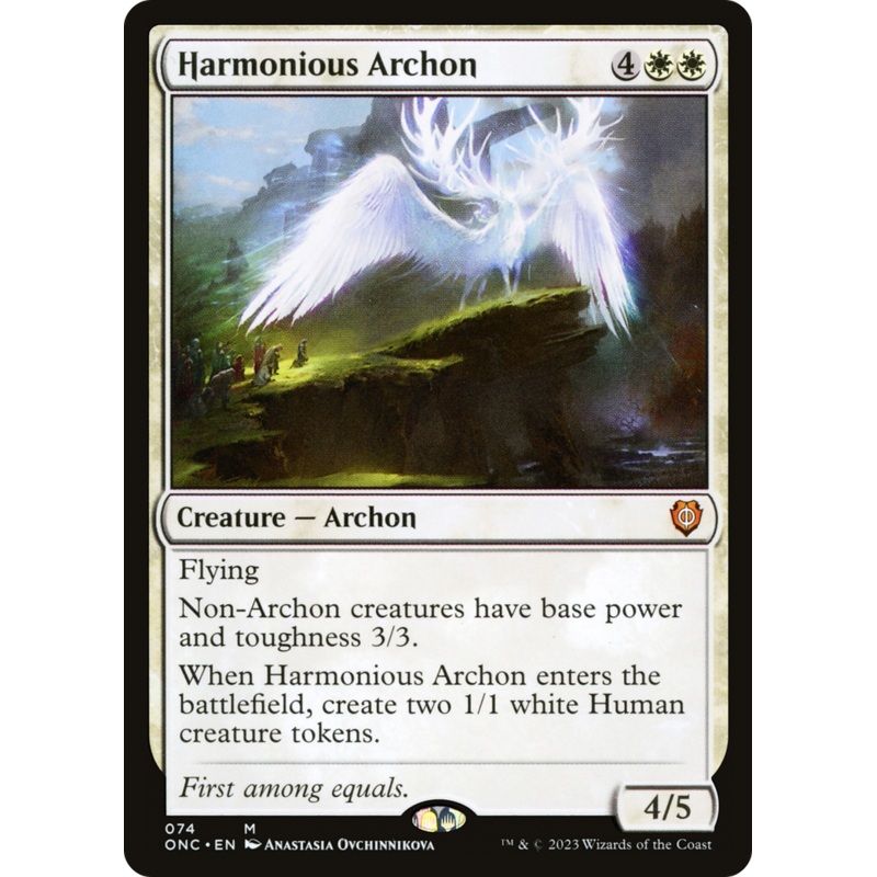 Harmonious Archon [Phyrexia: All Will Be One Commander]