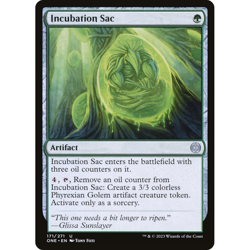 Incubation Sac [Phyrexia: All Will Be One]