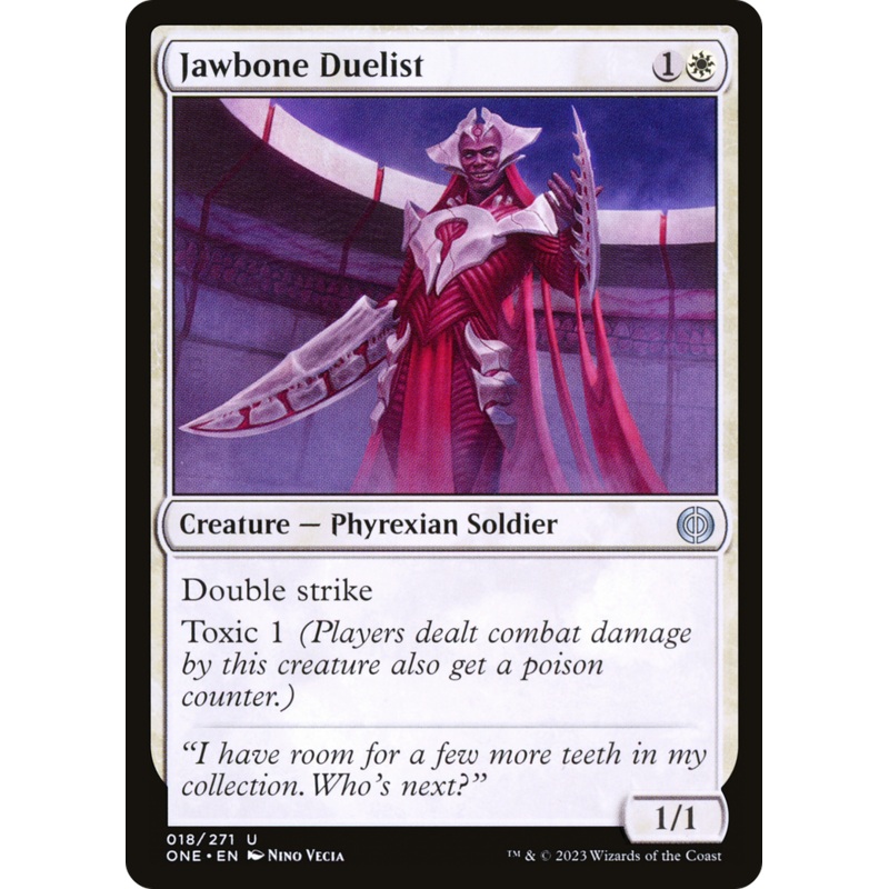 Jawbone Duelist [Phyrexia: All Will Be One]