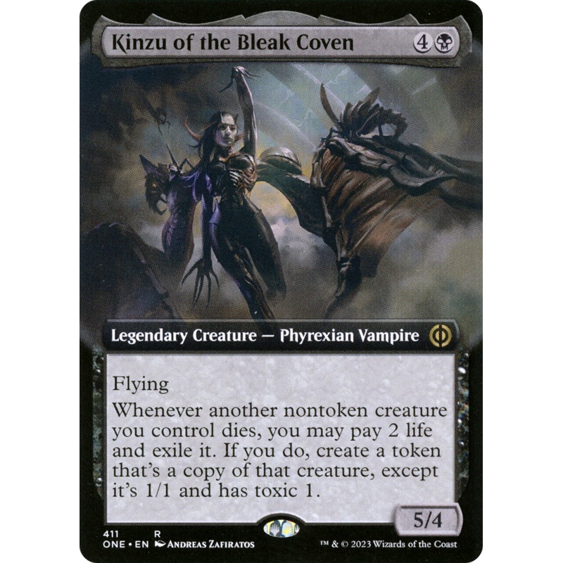 Kinzu of the Bleak Coven (Extended Art) [Phyrexia: All Will Be One]