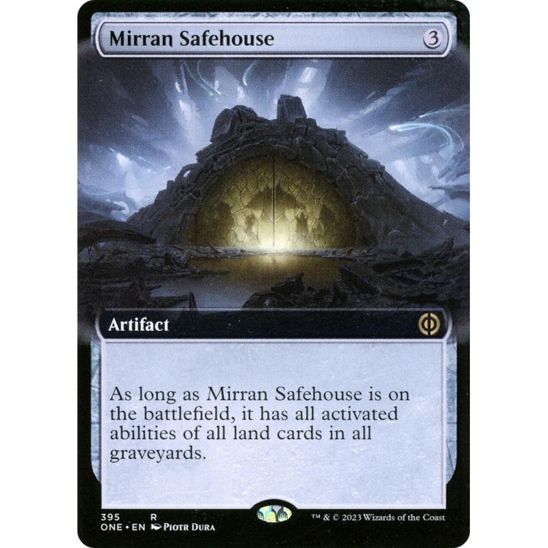 Mirran Safehouse (Extended Art) [Phyrexia: All Will Be One]