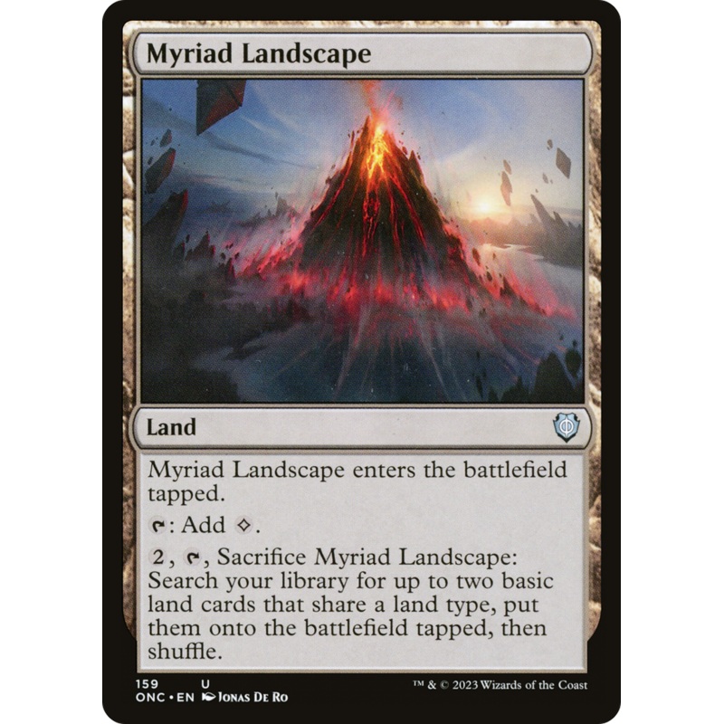 Myriad Landscape [Phyrexia: All Will Be One Commander]