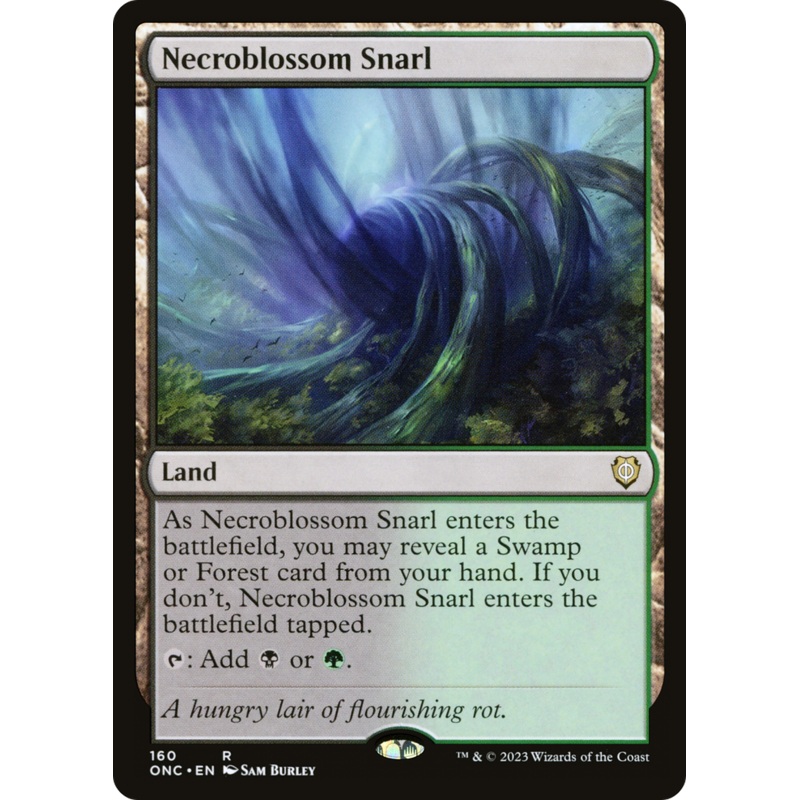 Necroblossom Snarl [Phyrexia: All Will Be One Commander]