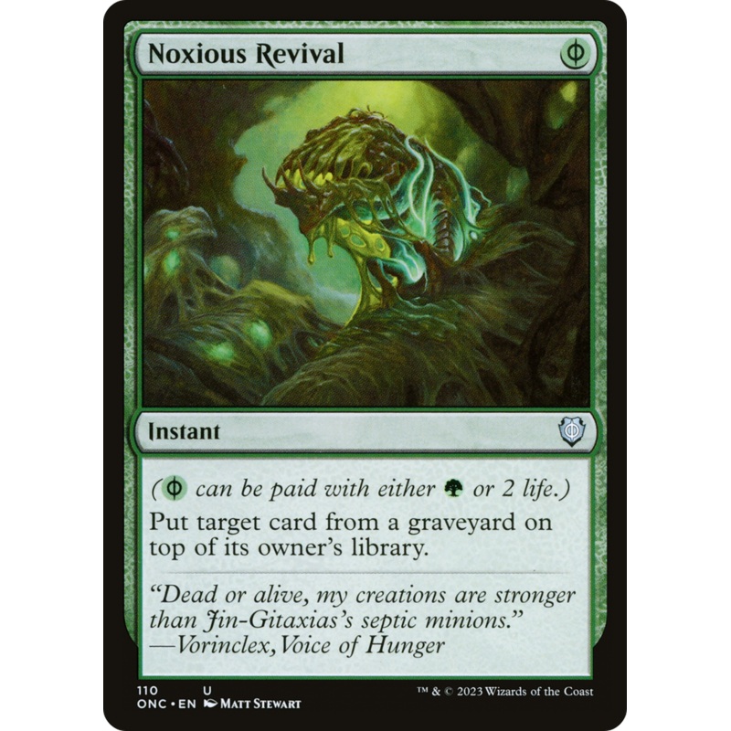 Noxious Revival [Phyrexia: All Will Be One Commander]