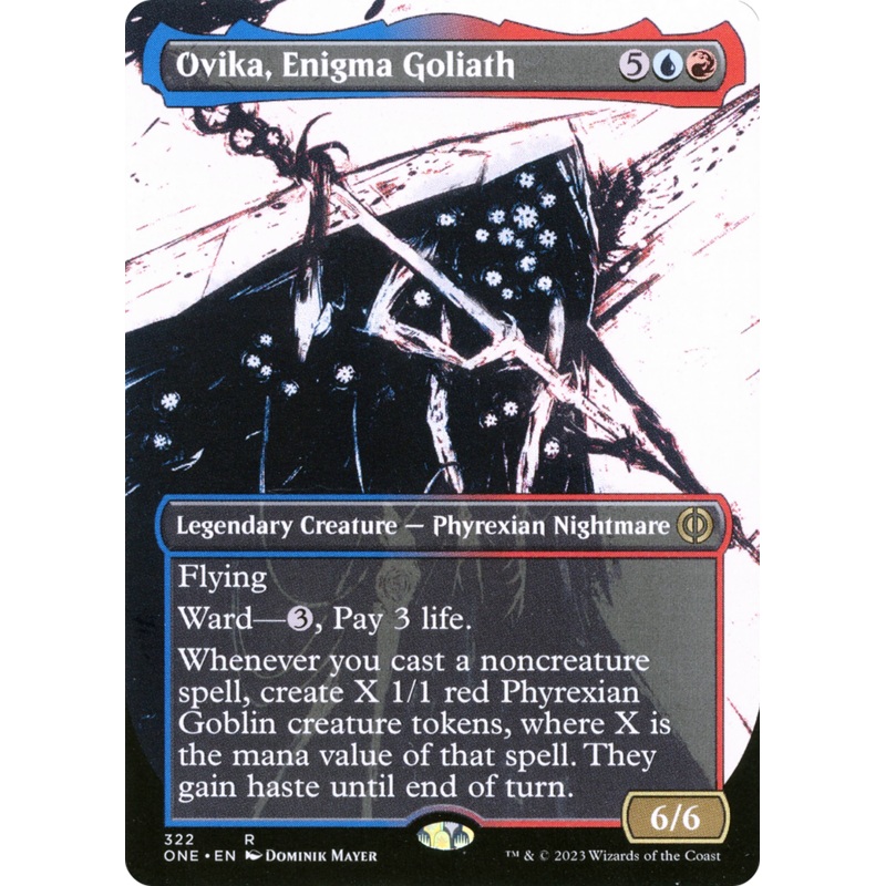 Ovika, Enigma Goliath (Borderless Ichor) [Phyrexia: All Will Be One]