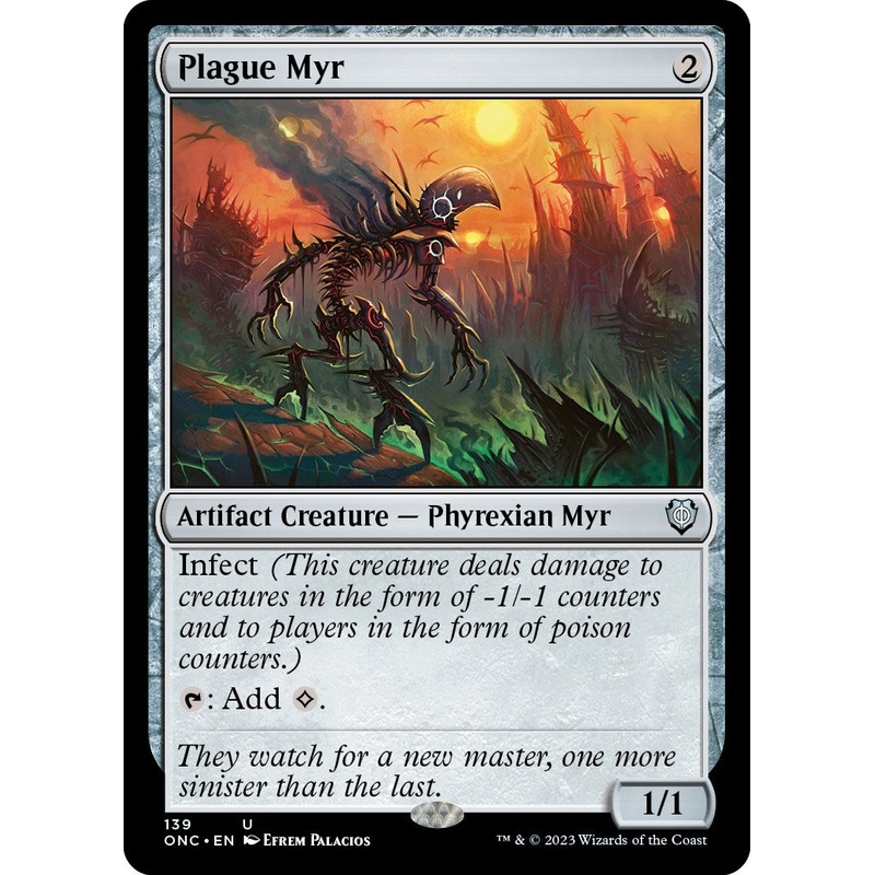 Plague Myr [Phyrexia: All Will Be One Commander]