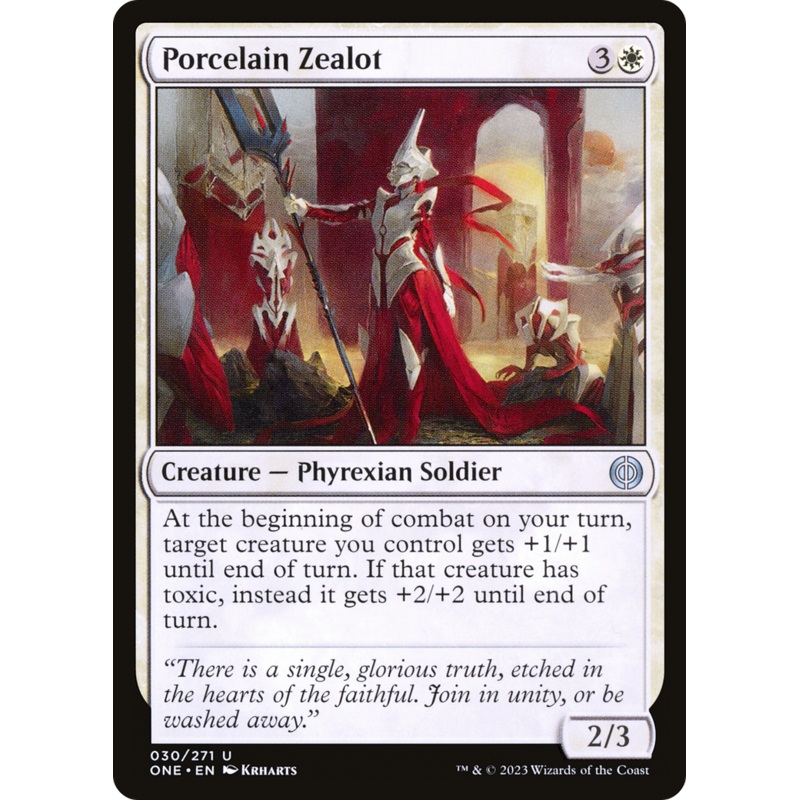 Porcelain Zealot [Phyrexia: All Will Be One]