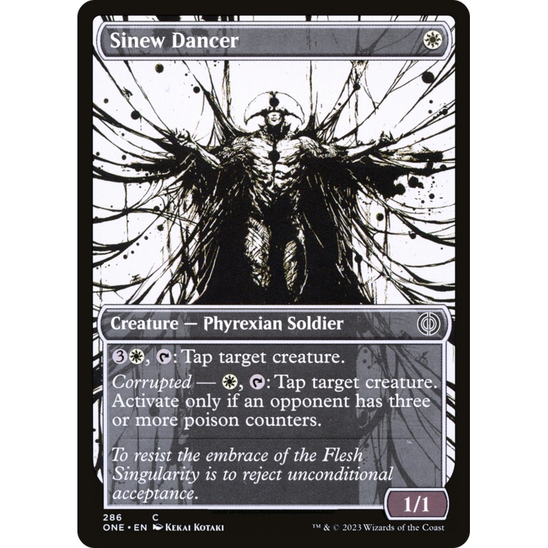 Sinew Dancer (Showcase Ichor) [Phyrexia: All Will Be One]