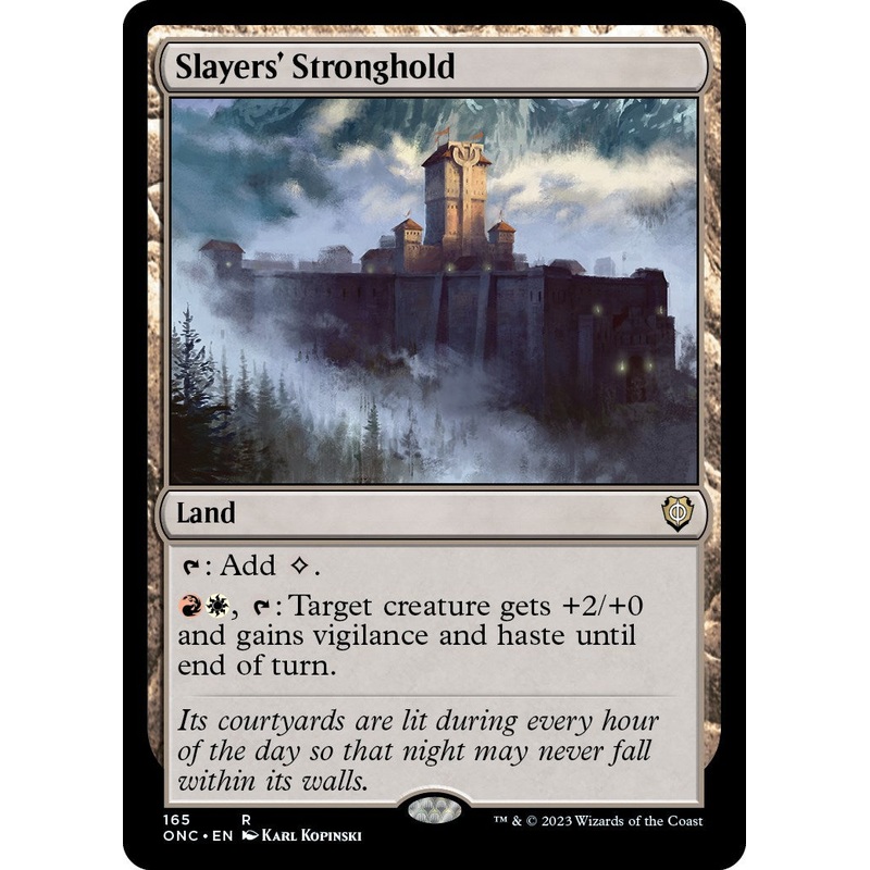 Slayers' Stronghold [Phyrexia: All Will Be One Commander]