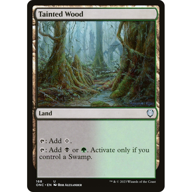 Tainted Wood [Phyrexia: All Will Be One Commander]