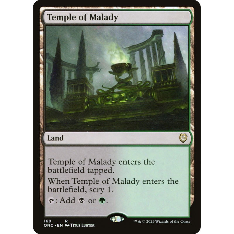 Temple of Malady [Phyrexia: All Will Be One Commander]
