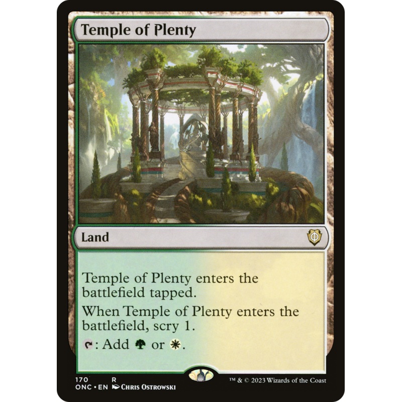 Temple of Plenty [Phyrexia: All Will Be One Commander]