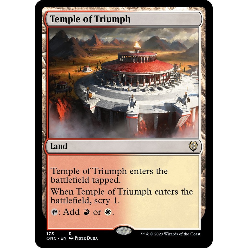 Temple of Triumph [Phyrexia: All Will Be One Commander]