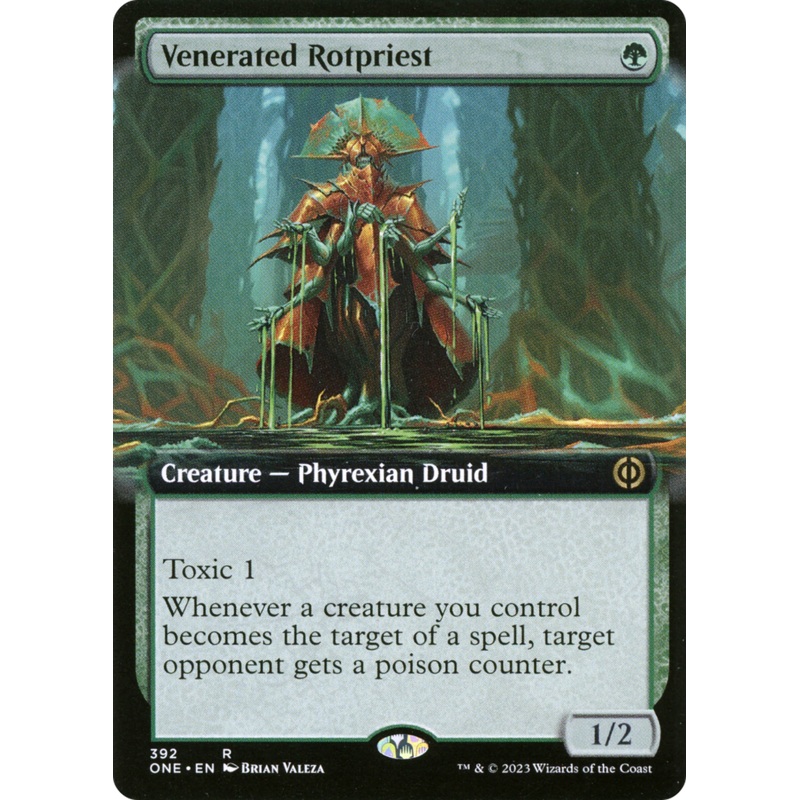 Venerated Rotpriest (Extended Art) [Phyrexia: All Will Be One]