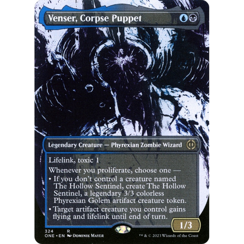 Venser, Corpse Puppet (Borderless Ichor) [Phyrexia: All Will Be One]
