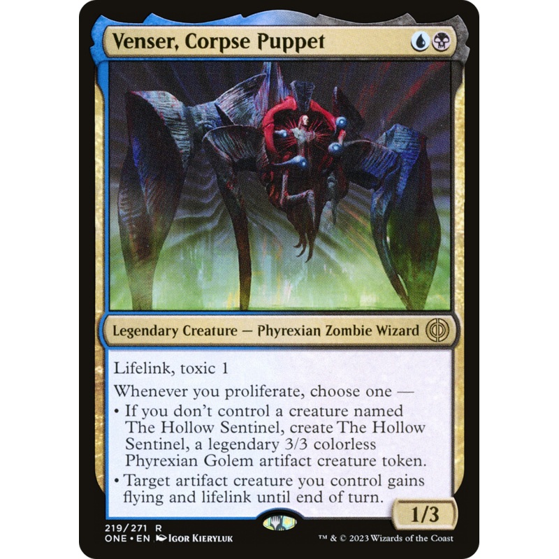 Venser, Corpse Puppet [Phyrexia: All Will Be One]