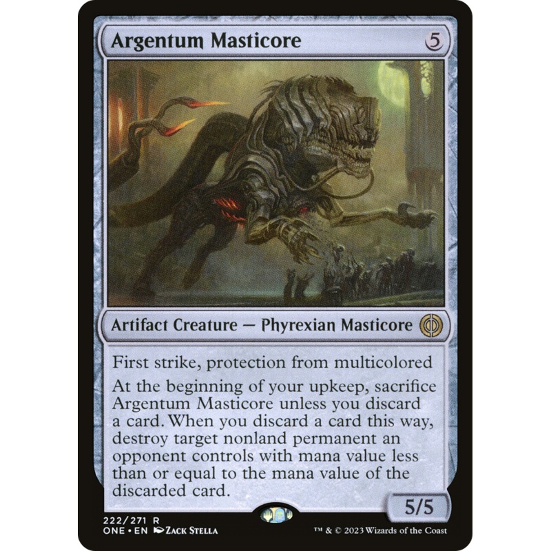 Argentum Masticore [Phyrexia: All Will Be One]