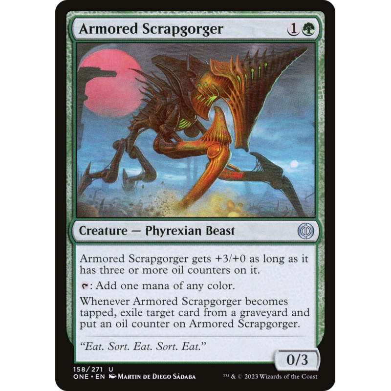 Armored Scrapgorger [Phyrexia: All Will Be One]