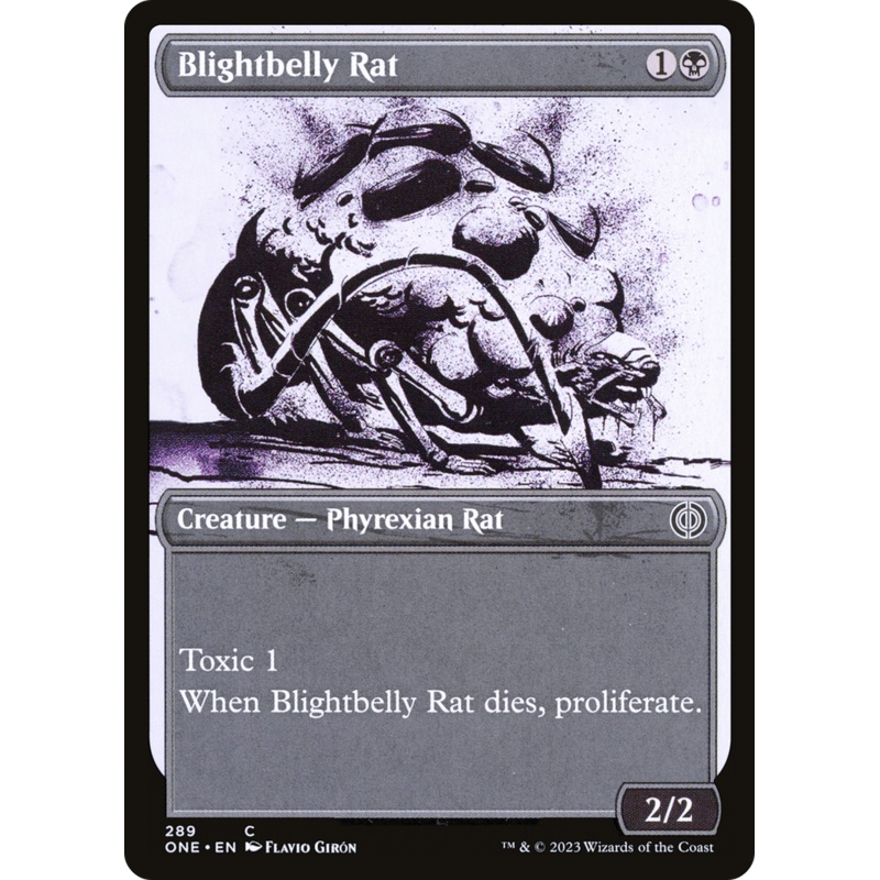 Blightbelly Rat (Showcase Ichor) [Phyrexia: All Will Be One]