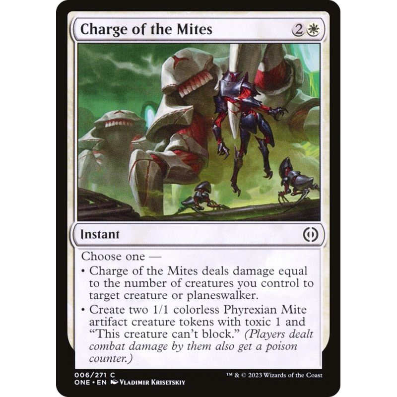 Charge of the Mites [Phyrexia: All Will Be One]